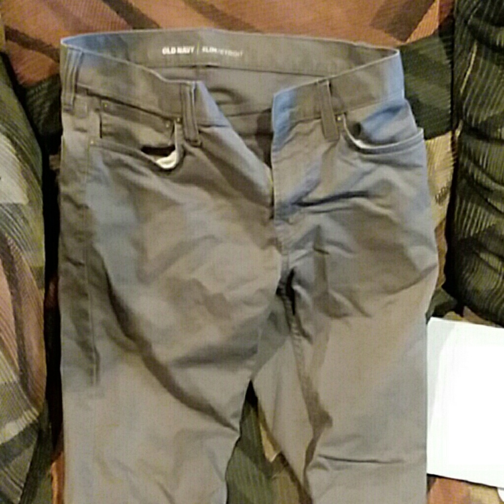 Gray jeans